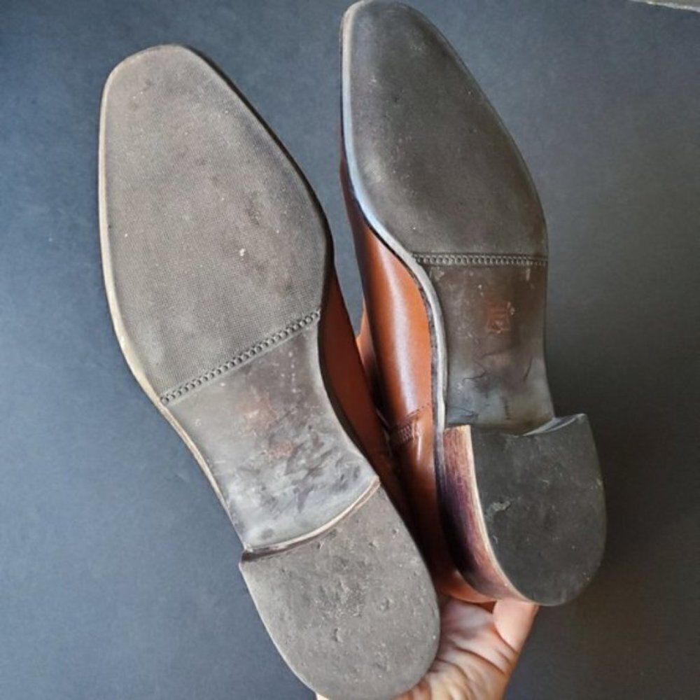 Talbots Tan Leather Booties - Picture 6 of 9